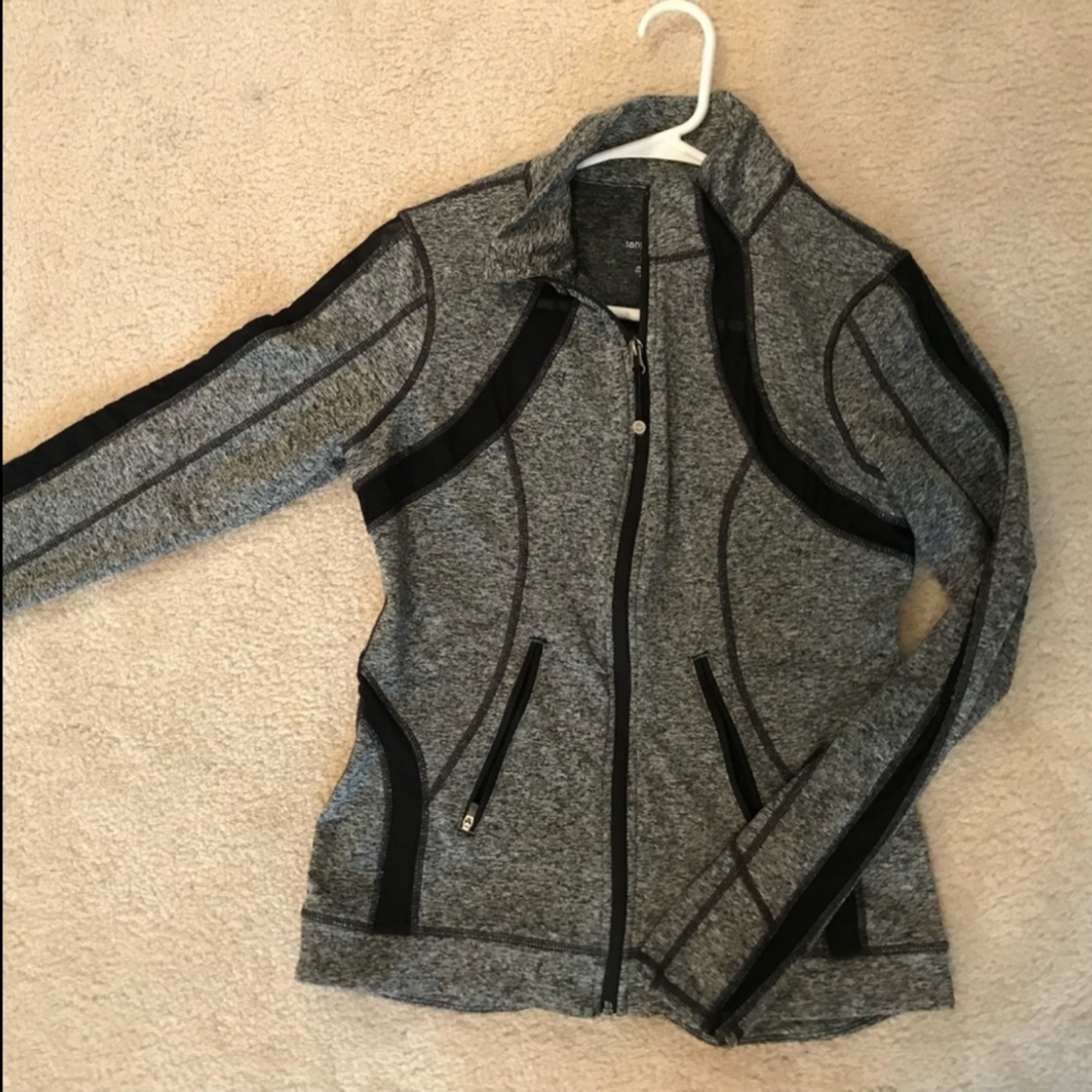 Tangerine Mesh Grey Athletic Track Sport Jacket
